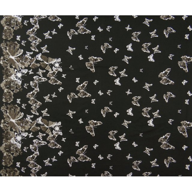 Crafting Dressmaking Butterfly Pattern Cotton Fabric 38" Inches Sewing By The Yard