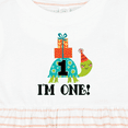 thumbnail image 4 of Inktastic First Birthday Turtle 1 Year Old Girls Baby Dress, 4 of 5