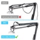 thumbnail image 3 of Soporte de micrófono AT2020 con filtro antipop compatible con Audio-Technica AT2020 AT2020USB+ AT2035 de YOUSHARES, 3 of 7