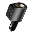 thumbnail image 1 of 3 Puertos Usb Cargador De Coche Con Medidor De Voltaje Levamdar  2033062, 1 of 8