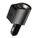 thumbnail image 1 of Encendedor de cigarrillos multifuncional HY-10 Gray-3USB con pantalla de voltaje Carga rápida para automóvil Xemadio 2033062, 1 of 9