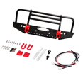 thumbnail image 1 of Parachoques Delantero de 2 Luces LED para 1:10 RC Crawler Axial Scx10 CUTICAT Parachoques delantero para coche RC, 1 of 8