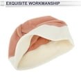 thumbnail image 4 of Gorra de ciclismo Unique Bargains Mantener Caliente Forro de Casco Duro Tela de Forro Polar Caramelo 28x22cm 1 Pcs, 4 of 7