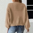 thumbnail image 4 of Cardigan Sweaters for Women Fall Fashion 2025 Bow Open Front Long Sleeve Knit Sweater Tops Cute Winter Clothes, 4 of 4