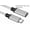 Gray, variant on KOMI is suitable for Type-c extension cable male to female 4K projection screen audio and video cable 20G data cable Expansion dock cable PD240W grey aluminum shell + grey brhelp cable, 0.2m