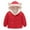 Red, variant on ShomPort Boys Girls Winter Hooded Pocket Toddler Solid Color Padded Lined Thick Jacket 1-8 Years