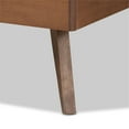 thumbnail image 5 of Baxton Studio Takeo Mid-Century Modern Transitional Ash Walnut Finished Wood Twin Size Platform Bed, 5 of 9