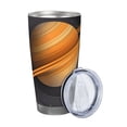 thumbnail image 2 of Susaid Solar System Paper Art Print 20oz Car Cup,Insulated Coffee Cup Fully Spill Proof Travel Coffee Mug, Stainless Steel Tumbler for Work Home Outdoor Car-Without Straw, 2 of 8