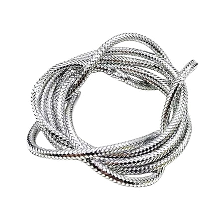 8/6/4mm Fly Fishing Rib Body Tube Silver Fish Scale Body Braided Tube Baits Fish Fly Tying Materials Fishing Accessories