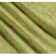 thumbnail image 3 of Soimoi Green Cotton Poplin Fabric Mandala & Paisley Printed Craft Fabric by the Yard 42 Inch Wide, 3 of 7