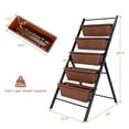 thumbnail image 2 of Gymax 2PCS 5-Tier Vertical Raised Garden Bed Elevated Planter 5 Container Box Brown, 2 of 10