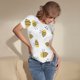 thumbnail image 3 of Fotbe Bee Body de Mujer con Cuello Redondo y Mangas Cortas, Sin Mangas Ajustado, Suave, Cómodo y Básico-Large, 3 of 7