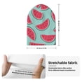 thumbnail image 2 of Susaid Watermelon Print Winter Beanie for Men Women, Lined Beanie Soft Warm Knit Hat Ski Cuffed Cap, 2 of 6