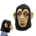 thumbnail image 3 of 1 Pc Halloween Animal Mask Fancy Emulsion Dress Party Props Headgear Head Cover for Men and Women (Orangutan), 3 of 3