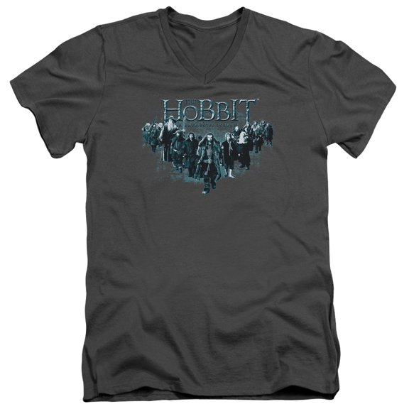 The Hobbit - Thorin And Company - Slim Fit V Neck Shirt - Large