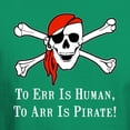 thumbnail image 3 of CafePress - To Arr Is Pirate Skull Dark T Shirt - Men's Classic Graphic Cotton T-Shirt, 3 of 4