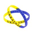 thumbnail image 1 of 2pcs Ukraine Blet Ukrainian Rubber Wristb D With Ukraine Rubber Blets For Men Women, 1 of 4