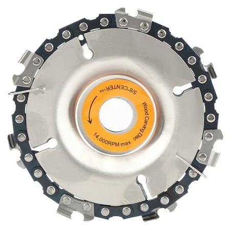 

Kritne Chain Saw Disc 4 Inch Chain Saw Disc Cutting Blade Angle Grinder Accessories Carbide Wood Carving Disc Saw Disc