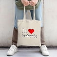 thumbnail image 2 of Stylish Canvas Tote Bag with Vibrant Orange and Pink Splash Design - Perfect for Shopping Travel and Parties, 2 of 4