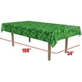 thumbnail image 2 of PMU St. Patrick's Day and Party Supplies - Shamrock Tablecover 54in x 108in Green Plastic Table Cloth - Irish Costume, Party Accessory (1/pkg) Pkg/1, 2 of 3