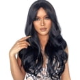 thumbnail image 4 of UTOURS Human Hair Wigs For Women 30 Inch Black Side Bangs Long Wavelength Curls Women's Wigs For Everyday Use, 4 of 5