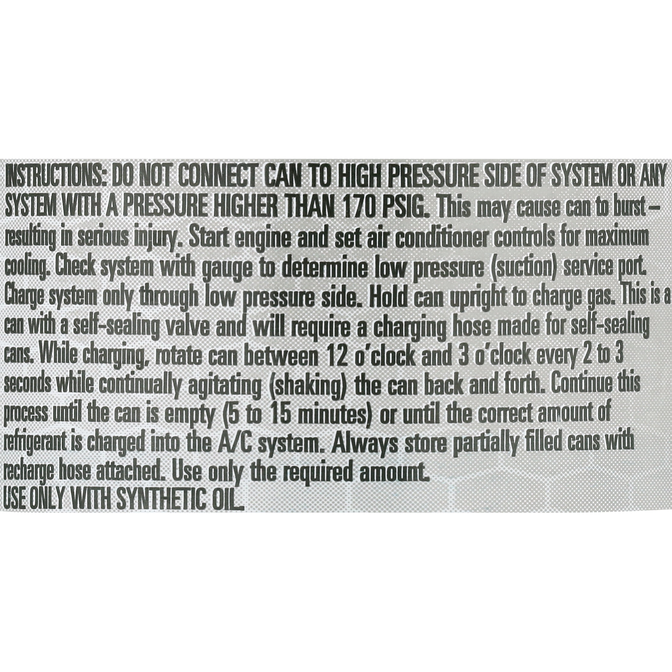 Super Tech R-134a Refrigerant, 12 oz.