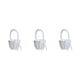 thumbnail image 3 of Inteprter Flower Basket Handle Satin Lightweight Durable Wedding Holder Rustic Accessory Tear  Ornaments Resistant Anniversary Soft Type1, 3 of 6