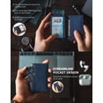 thumbnail image 3 of Tarjetero VULKIT con bloqueo RFID para 12 tarjetas, color azul marino, 3 of 6