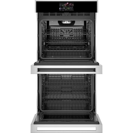 Monogram - Minimalist Collection 27" Built-In Double Electric Convection Wall Oven - Stainless steel