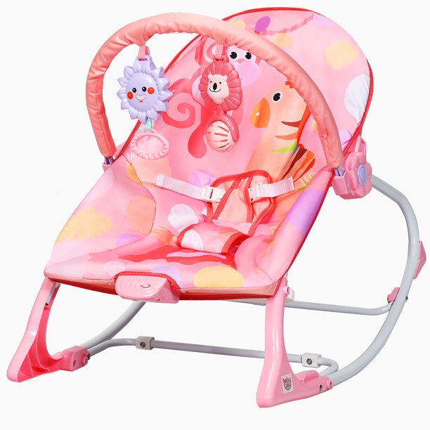 Costway Baby Bouncer & Rocker Infant Toddler Adjustable Swing w