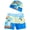 Beige, variant on Boys Cartoon Swim Trunks High Elastic Quick Dry Swimsuit Set for Small Medium Large Kids Pool Beach, Size M-3XL