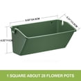 thumbnail image 2 of Wall-Mounted Plastic Planting Box ertical Three-Dimensional Flower Pot For Outdoor Garden Plants Supplies, 2 of 8