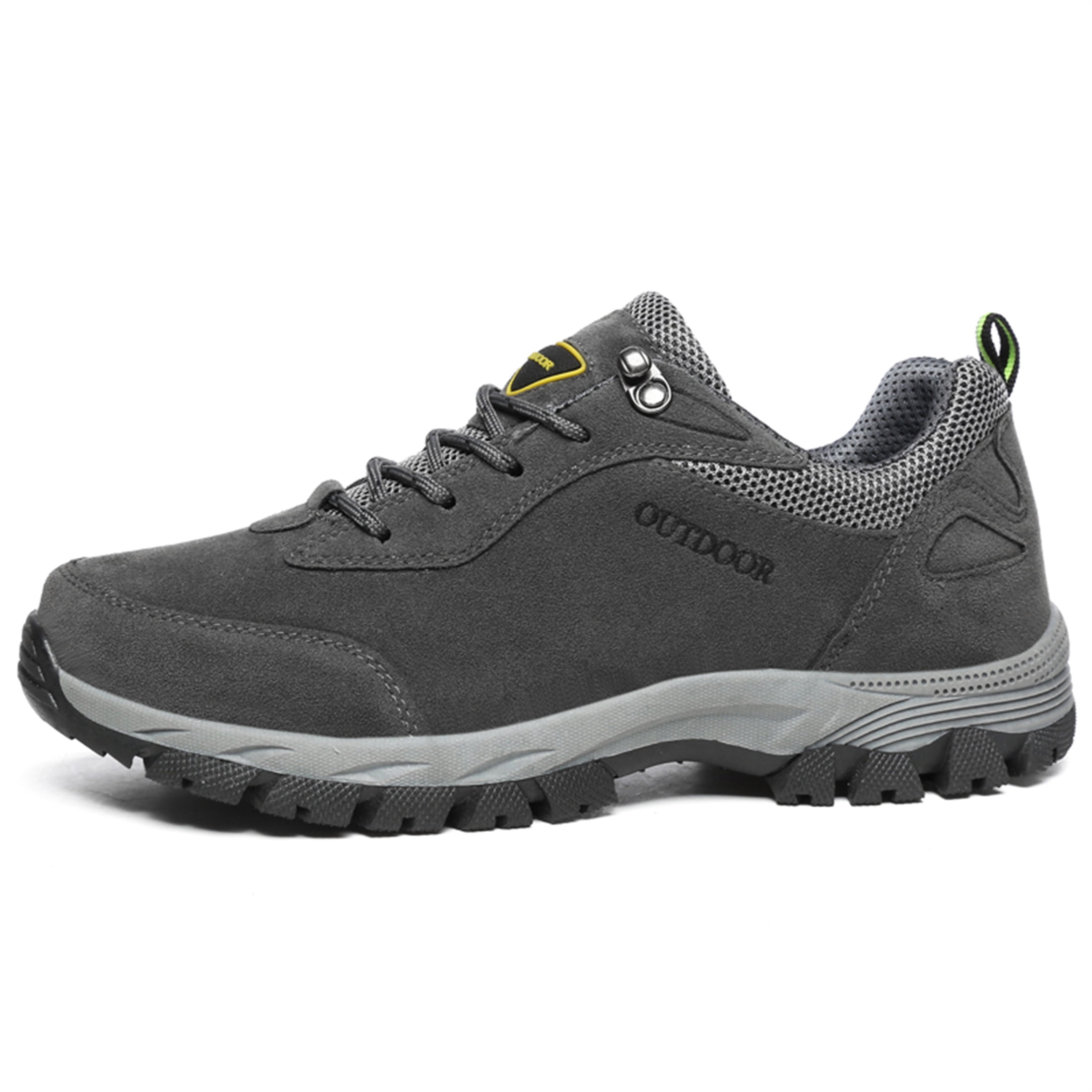 LASUDRAA Mens Waterproof Hiking Shoes Outdoor Trekking Trails Shoes Mountaineering Lightweight Athletic Shoes