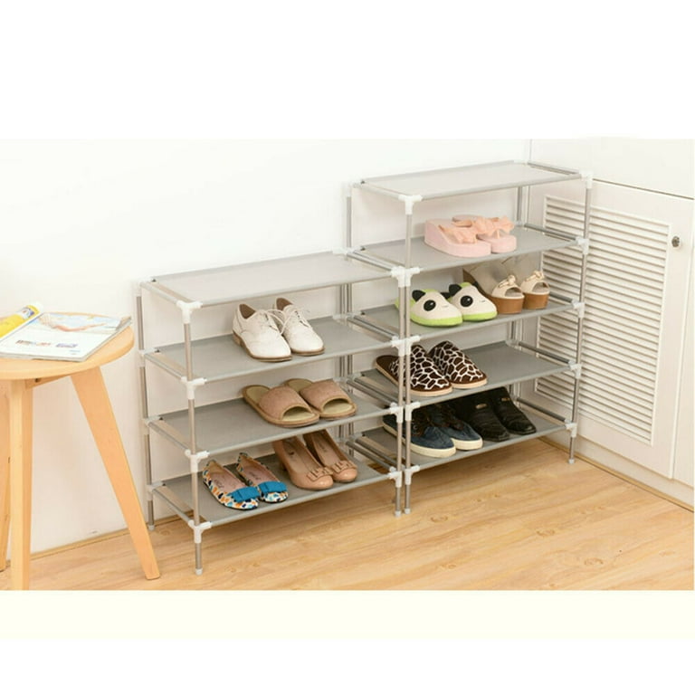 Yescom 9 Tiers Metal Shoe Rack 42 Pairs Shoe Organizer Shelf