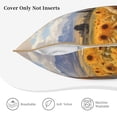 thumbnail image 5 of Haiem Cute Corgi Sunflower Print Velvet Soft Solid Decorative Square Throw Pillow Covers Set with Elegant Piping Christmas Cushion Case for Sofa Bedroom Car-20"x20", 5 of 8