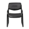 thumbnail image 6 of Boss Office Products LeatherPlus Waiting Room Reception Chair with Arms, Black, 6 of 10