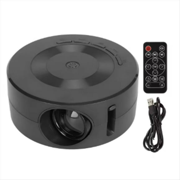 Mini Proyector LED 1080p con Altavoz Incorporado, Proyector Portátil Pequeño para el Hogar con Función de Pantalla con Cable para IOS, Android