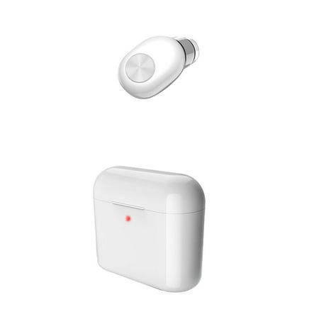 Wireless Earbud Bluetooth Headphone Microphone Waterproof Headset Battery Charger for iPhone Android