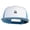 Blue, variant on Extra Small Skull Halloween Embroidered Iron On Patched Classic Trucker Cap - Red OSFM