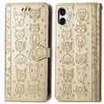 thumbnail image 2 of Funda Cartera FOXDOCK para Samsung Galaxy A07 , Flip PU con Relieve de Gatos y Perros, Tarjetero y Soporte, 2 of 6