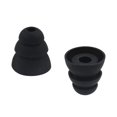 thumbnail image 4 of Bllq 6 Pares De Almohadillas Cónicas De Triple Brida De Repuesto Para Auriculares De Silicona Para La Mayoría De Los Auriculares Internos (Sony Senso Powerbeats Jaybird, Etc.) Negro [Tamaño S/M/L 3] (, 4 of 5