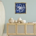 thumbnail image 4 of Stupell Industries Contemporary Rustic Indigo Octopus Gold Floating Frame Canvas Art, 25 x 25, by Paul Brent, 4 of 8