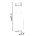 thumbnail image 3 of Clearance Bottle under $5,1 5L Water Carafe Top Lid Juice Containers Pitcher Leakproof Iced Tea Juice Water Jug For Home Bar Kitchen Restaurant, 3 of 8