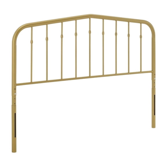 Metal Queen Headboard in Black with Durable Frame and Elegant Design