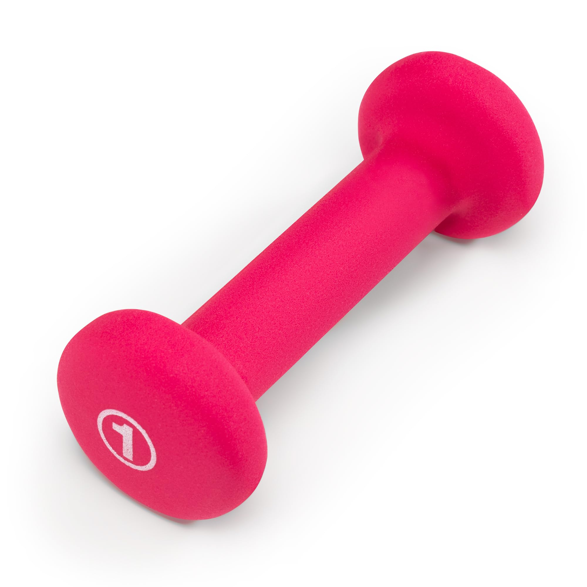 Colored Neoprene Dumbbell (Sold in Singles or Set) Hand Weights, Exercise Free Weights for Home Gym