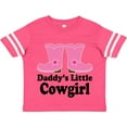 thumbnail image 3 of Inktastic Daddy's Little Cowgirl Girls Toddler T-Shirt, 3 of 5