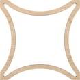thumbnail image 2 of 23 3/8"W x 23 3/8"H x 3/8"T Extra Large Lilley Decorative Fretwork Wood Ceiling Panels, Red Oak, 2 of 10