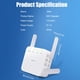 thumbnail image 3 of Extensor De Red Wifi 5G, Tasa De Transmisión De 1200Mbps, Amplificador De Señal Wifi, Repetidor Wifi Inalámbrico De Larga Distancia Yuarrent EL016445-01, 3 of 5