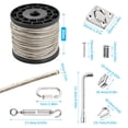 thumbnail image 3 of Cable de Acero Trutob de 1/8 pulgada 304 Acero Inoxidable 30 m con Accesorios, 3 of 7