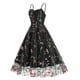 thumbnail image 3 of Vestidos de fiesta Bouanq para mujer, vestidos de regreso a casa, mangas abullonadas, bordado de flores, tul, vestidos formales para boda, fiesta, graduación, 3 of 6